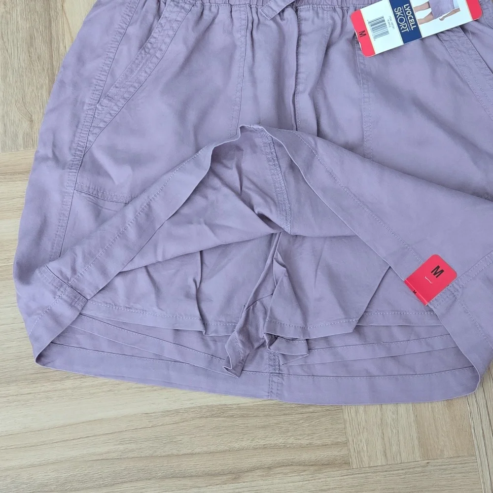 DAKOTA BLUE Purple Drawstring Skort Medium - Picture 4 of 5